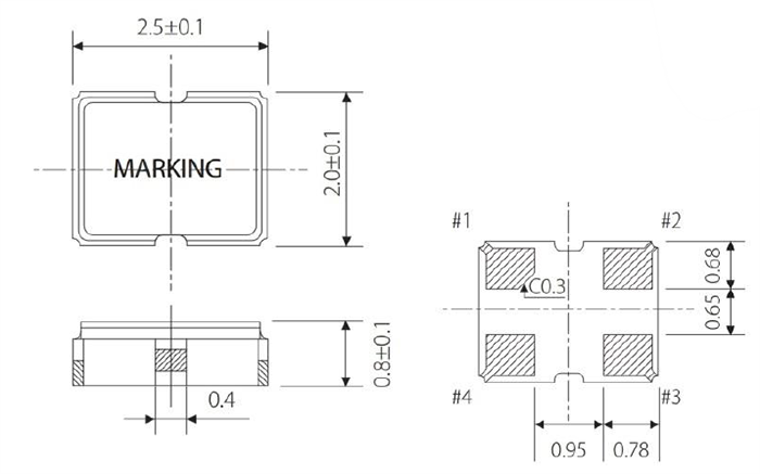 ECS 2520Q AEC-Q200 CMOS/HCMOS Oscillators